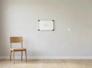 1' × 1.5' whiteboard hanging on a wall